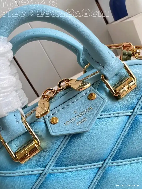 Official oldcobbler LOUIS Nano VUITTON Alma-18*12*8cm 0624
